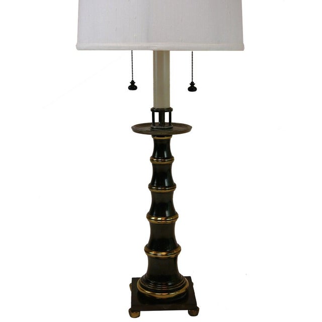 Patinated Brass "Bamboo" Stiffel Lamp Chairish