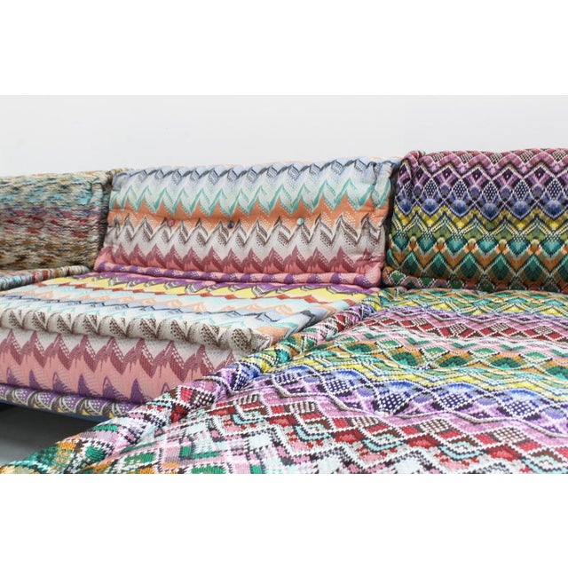 Mah Jong Sofa with Missoni Upholstery by Hans Hopfer for Roche Bobois, 2010s, Set of 10 For Sale - Image 16 of 18