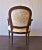 Mid 20th Century Louis the XVI Arm Chair in Yellow French Chinoiserie For Sale - Image 5 of 6