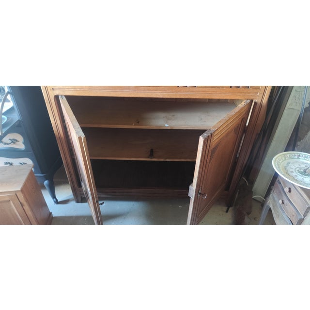 Brown French Art Deco Oak Buffet, 1930s For Sale - Image 8 of 11