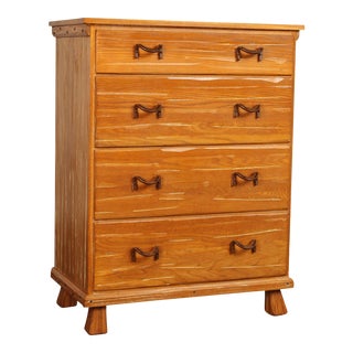 Brandt Ranch Oak Tall Chest For Sale
