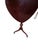 English 1990s Bombay Company Mahogany Flip Top Side Table Pedestal Stand Queen Ann Heart Shape For Sale - Image 3 of 14
