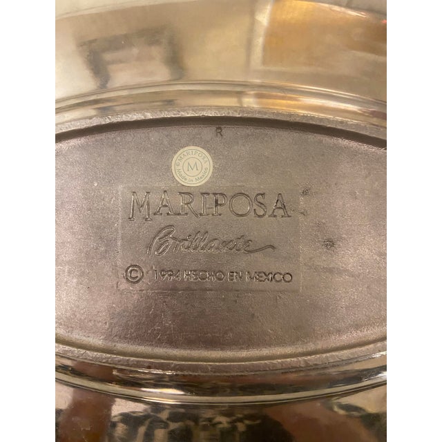 Mariposa Serving Dish With Shell Relief For Sale - Image 4 of 8