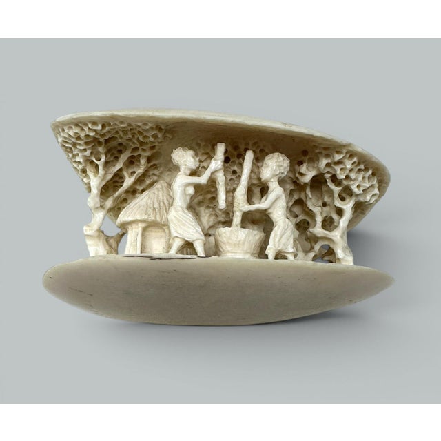 Absolutely stunning hand carved collection of Grand Tour Chinese beautifully carved objects to include a “Dream shell”...