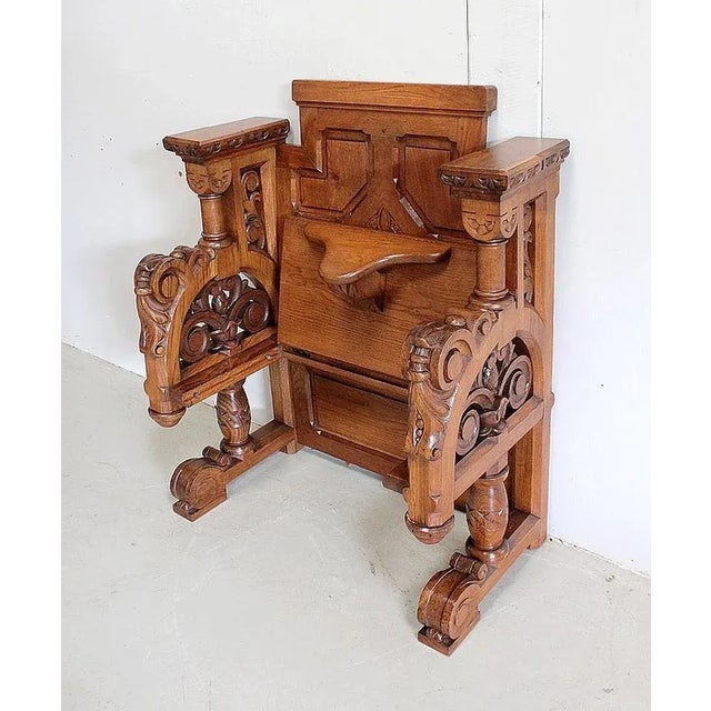 Solid Oak Church Stall For Sale - Image 4 of 18