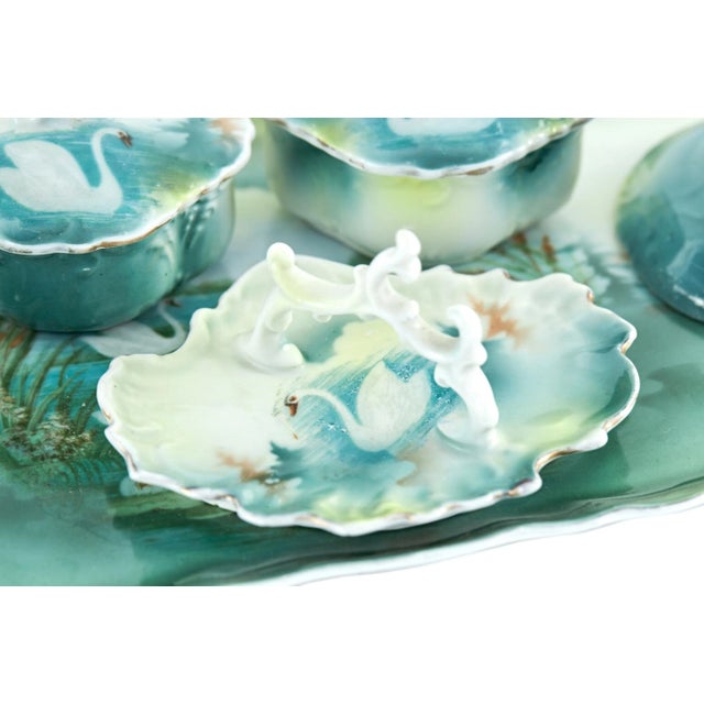 Antique Dressing Table Set, 1905, Set of 5 For Sale - Image 4 of 10