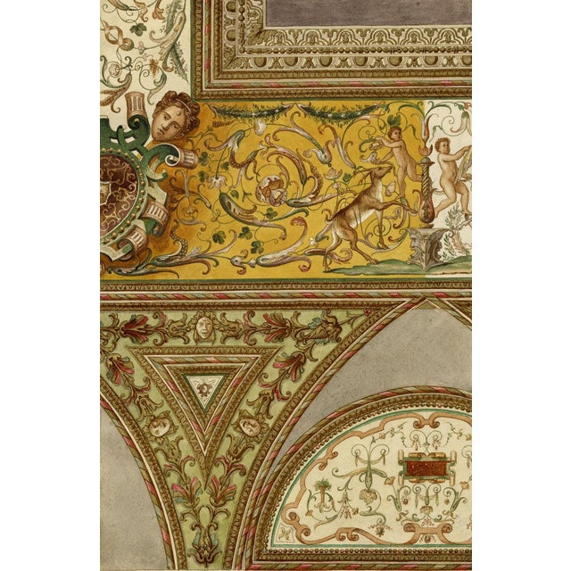 An original 1885 watercolour painting – Josef Kott, Frescos at Palazzo Ducale, Mantua.This exquisite drawing forms part of...