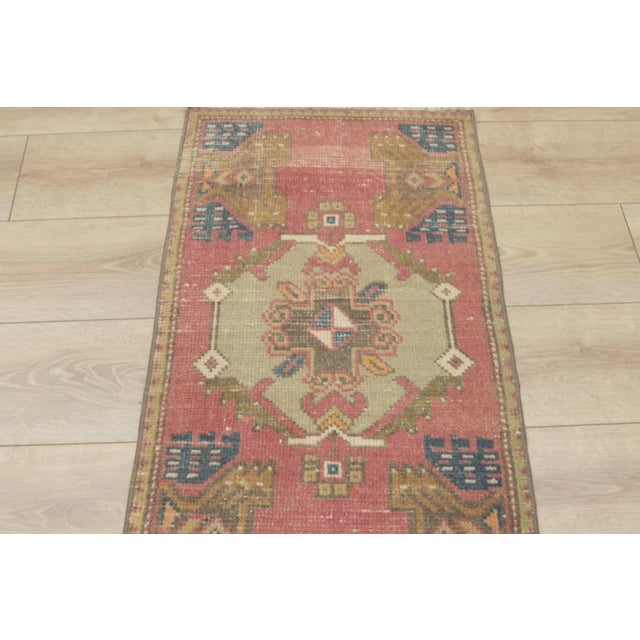 1970s 1970s Turkish Vintage Red Oushak Rug For Sale - Image 5 of 11