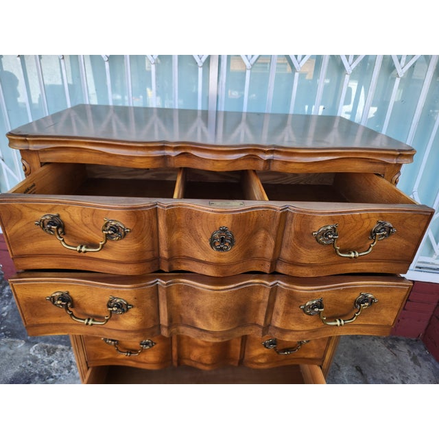 1970s Vintage John Widdicomb Highboy Dresser For Sale - Image 5 of 10