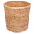 Round Wicker Wastepaper Basket For Sale