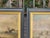 Yellow Mid 20th Century Pair of British Steeplechase Horse Racing Paintings on Board, Framed For Sale - Image 8 of 12