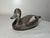 Wood Vintage 1983 Hand Carved Wood Clarence Bauer Miniature Duck Decoy Sculpture For Sale - Image 7 of 9