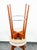 Mid Century Modern Bar Stools Set 3 Attributed to Albert Parvin Off White Solid Walnut Danish For Sale - Image 12 of 12
