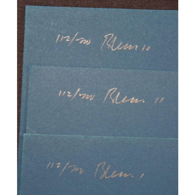 Asian 1980s "Blooms" Intaglio Collograph Triptych by Peter Keefer - Set of 3 For Sale - Image 3 of 4