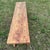 Wood Vintage Rustic Pine Bench With Trestle Base For Sale - Image 7 of 11