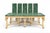 Mid-Century Italian Regency Style Faux Marble Painted Dining Table - 5 Leaves For Sale - Image 14 of 14