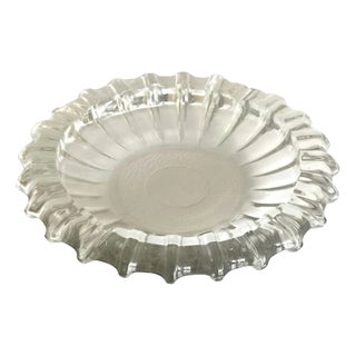 Vintage Fostoria Glass Starburst Catchall/Ashtray For Sale
