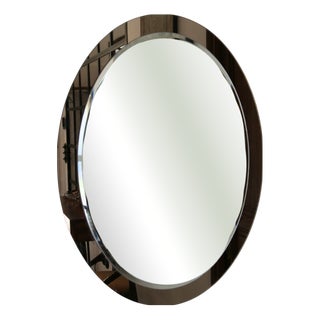 Vintage Smoked Mirror by Antonio Lupi, 1970s For Sale