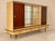 Mid-Century-German-Schrank With Glass Display Cabinet, Sliding Doors For Sale In Atlanta - Image 6 of 6