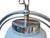Vintage Space Age Opal Glass and Chrome Pendant, 1970s For Sale - Image 4 of 7