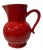Modern Vintage Modern Émile Henry France Red Glazed Ceramic Pitcher For Sale - Image 3 of 13
