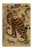 Textile Handknotted Swirling Tiger Rug, 3'6"x5' For Sale - Image 7 of 7