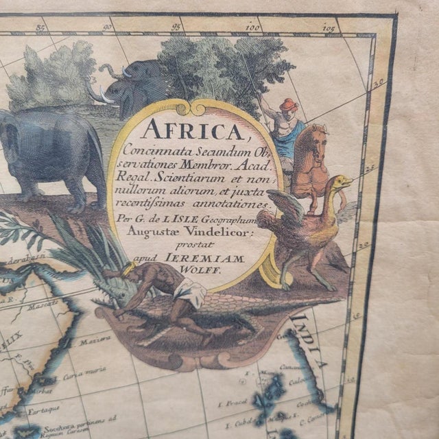 Guillaume De L'isle, G of the Island, 1800s, Paper, Set of 6 For Sale - Image 15 of 18