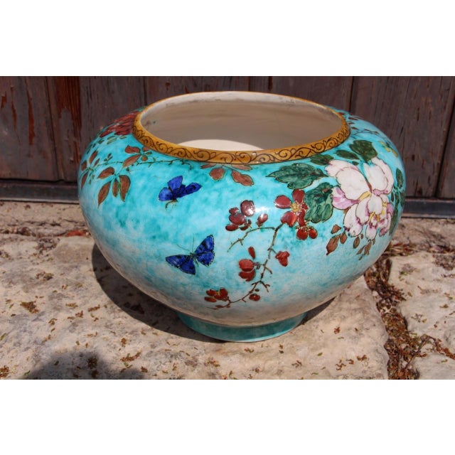 Art Nouveau Cachepot from Edmond Lachenal For Sale - Image 3 of 8