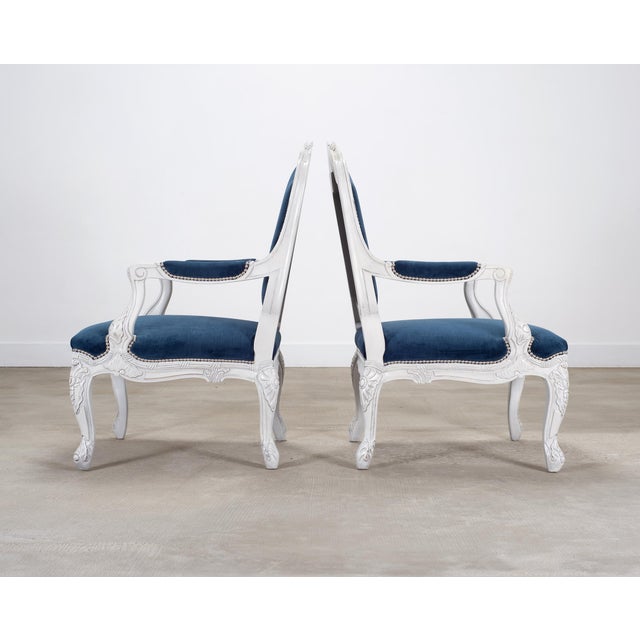 Wood Pair of Ralph Lauren "Indian Cove Lodge Fauteuil" Armchairs For Sale - Image 7 of 18