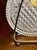 Vintage West German Lead Crystal Coaster Set in Metal Rack For Sale - Image 12 of 15