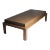 Vintage Leather Coffee Table attributed to Tommi Parzinger for Charak Modern For Sale
