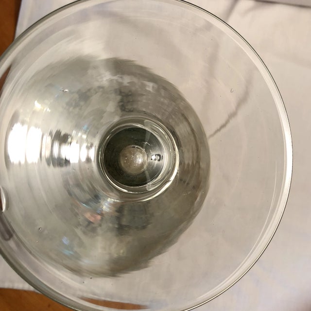 1960s Contemporary Mercury Glass Footed Bowl For Sale In New York - Image 6 of 7