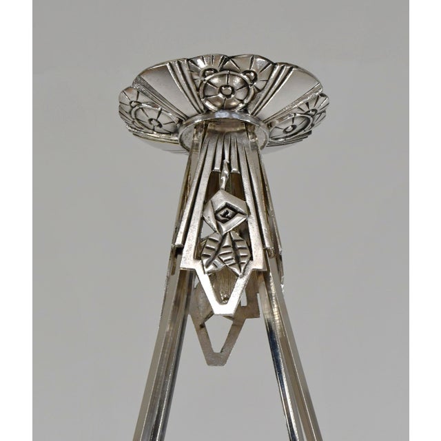 Cristalleries De Verdun Maurice Model French Art Deco Chandelier 1930s For Sale - Image 10 of 10