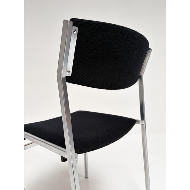 Stacking Chairs by Gijs van der Sluis, 1970s, Set of 4 For Sale - Image 10 of 13
