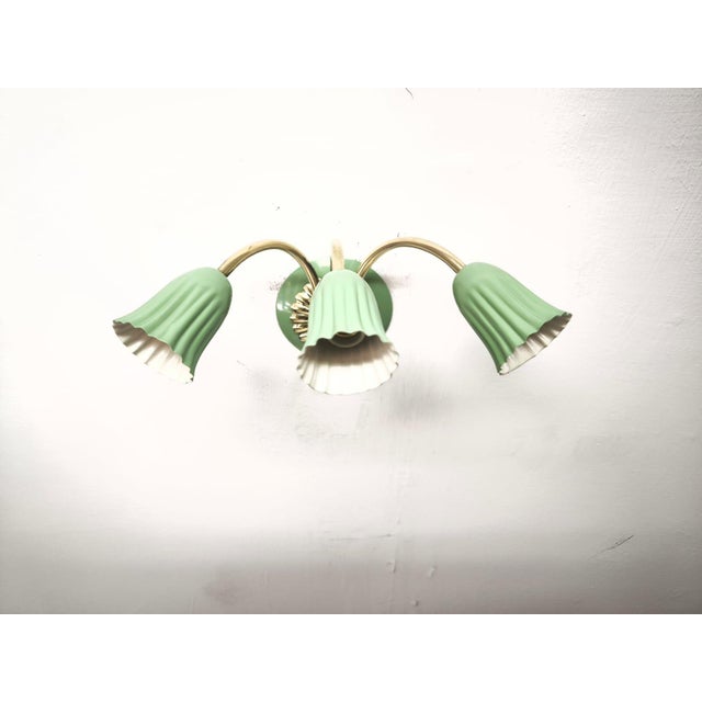 Sputnik Wall Light from Tre Luci, 1940s For Sale - Image 4 of 10