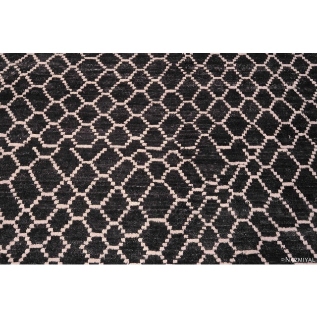Textile Nazmiyal Collection Large Tribal Moroccan Design Modern Rug For Sale - Image 7 of 10