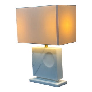 Michael Pagani + Laura Kirar for Baker Furniture Blanc Sculpte Table Lamp For Sale