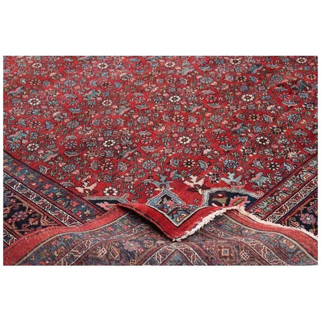 Traditional 1930s Persian Bijar Area Rug 8’10” X 12’2″ For Sale - Image 3 of 7