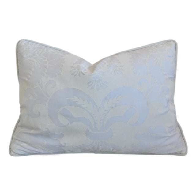 2020s Mariano Fortuny Glicine Italian Botanical Lavender Feather/Down Pillow For Sale - Image 5 of 6