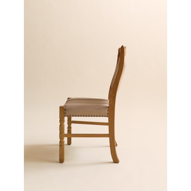 Henning Kjaernulf The Vintage Kjaernulf-Style Danish Set of Six Dining Chairs For Sale - Image 4 of 10