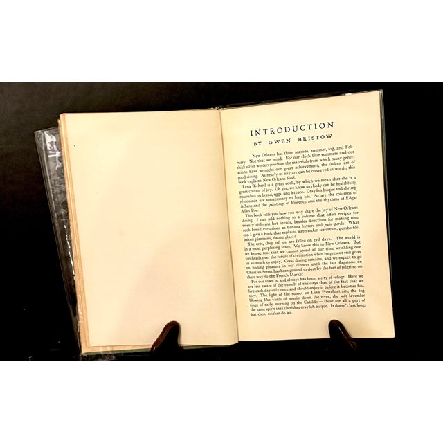 New Orleans Cook Book by Lena Richard — Houghton Mifflin Company, Boston 1940 Early Hard Cover Edition For Sale In Palm Springs - Image 6 of 11