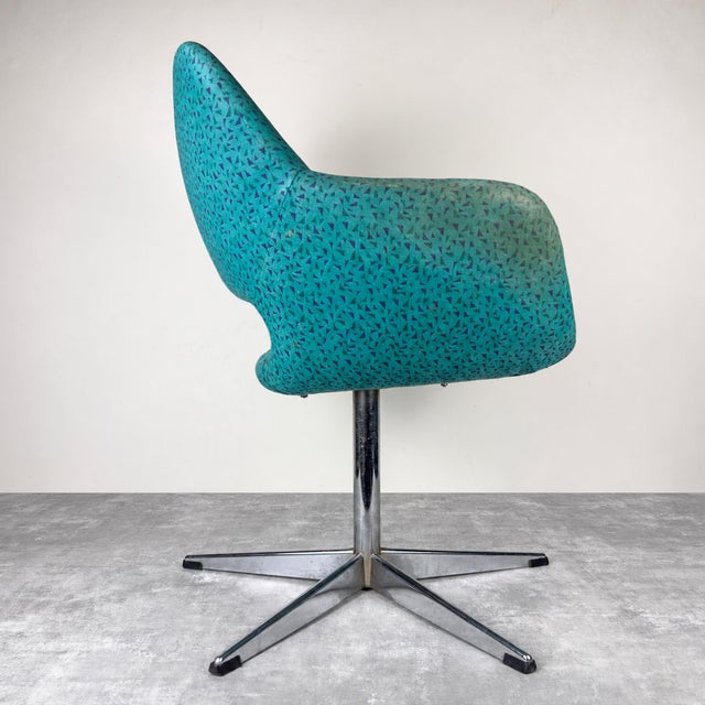 Mid-Century Modern Stol Kamnik Swivel Chair, Yugoslavia, 1970s For Sale - Image 11 of 18
