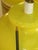 Vintage Mid Century Modern Ceramic Art Pottery Retro Yellow Large Table Lamps - a Pair For Sale - Image 12 of 16