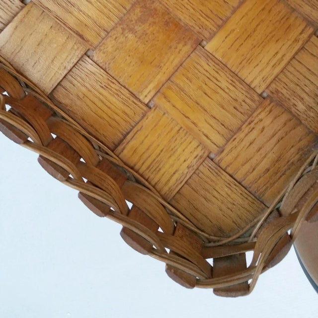 Black Mid-Century Metal, Wood, and Rubber Trolley, 1950s For Sale - Image 8 of 12