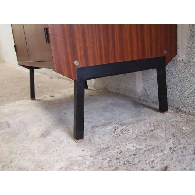 Office Cabinet by Jean René Caillette for Charron, 1950s For Sale - Image 9 of 10