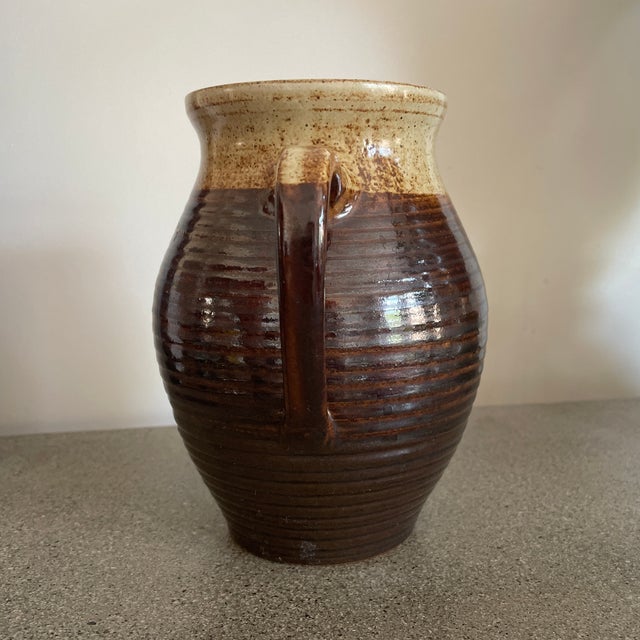 1950s 1950s Arts and Crafts Vase/Pitcher. For Sale - Image 5 of 7