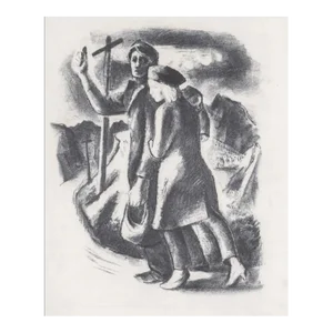 1930s Boardman Robinson Open Road Lithograph