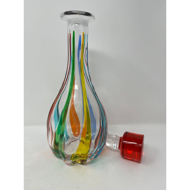 Carafe Decanter Made in Venice For Sale In Naples, FL - Image 6 of 6