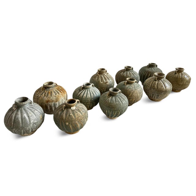 Ceramic Antique Ocean Small Earthware Pot For Sale - Image 7 of 7