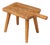 Mid-Century Swedish Pine Milking Stool with Handle, 1960s For Sale